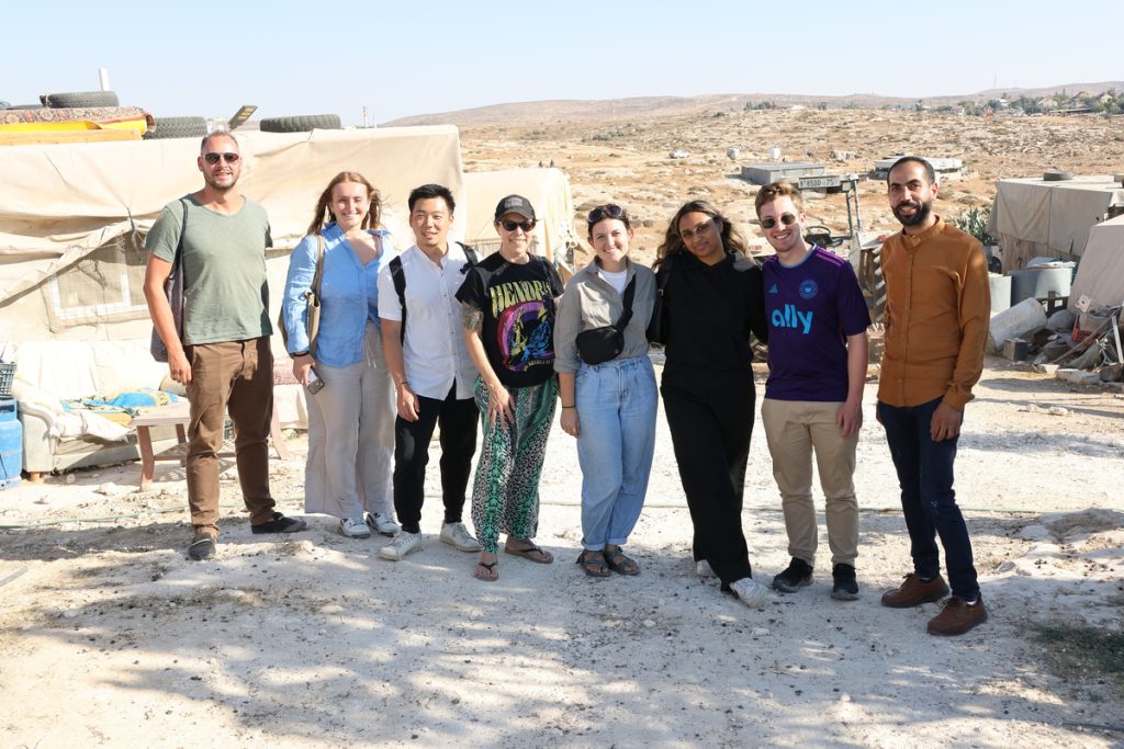 Volunteer With Palestinian Refugees In The West Bank